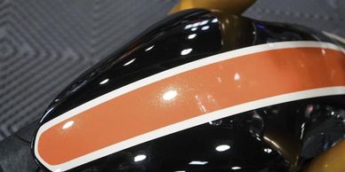 Custom motorcycle paint