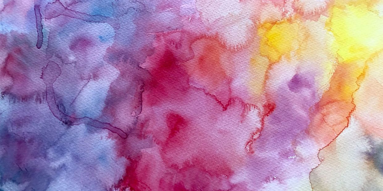 Abstract watercolour painting
