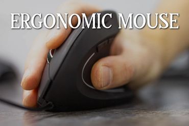 Black color ergonomic Mouse