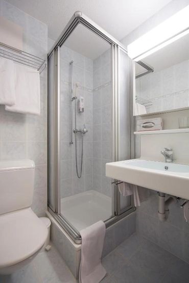 Bathroom at Artemis Hotel Saas-Fee