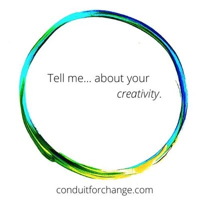 Image of Tell me about your creativity, conduitforchange.com enzo logo