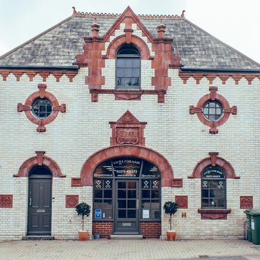 Historic fire station in Portslade-by-sea now home to Love For Hair, 5 star salon.