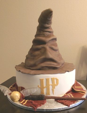 Harry Potter, sorting hat birthday cake
