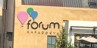 Alışveriş Merkezi Işıklı Logo İmalatımız ve Cephe Logo Çalışmamız