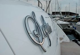 Lüks Yat Tabelası, Lüks Yat İsmi, Işıklı Lüks Yat Tabelası, Işıklı Tekne Tabelası, Işıklı Tekne İsmi