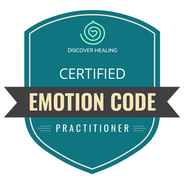 Certified Emotion Code Practitioner badge from Discover Healing.