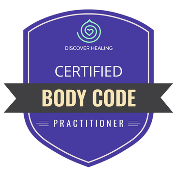 Certified Body Code Practitioner badge with Discover Healing logo.