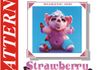 Kathleen Early - Strawberry Dumplin elephant -Bellybutton series - stuffed animal character crochet pattern