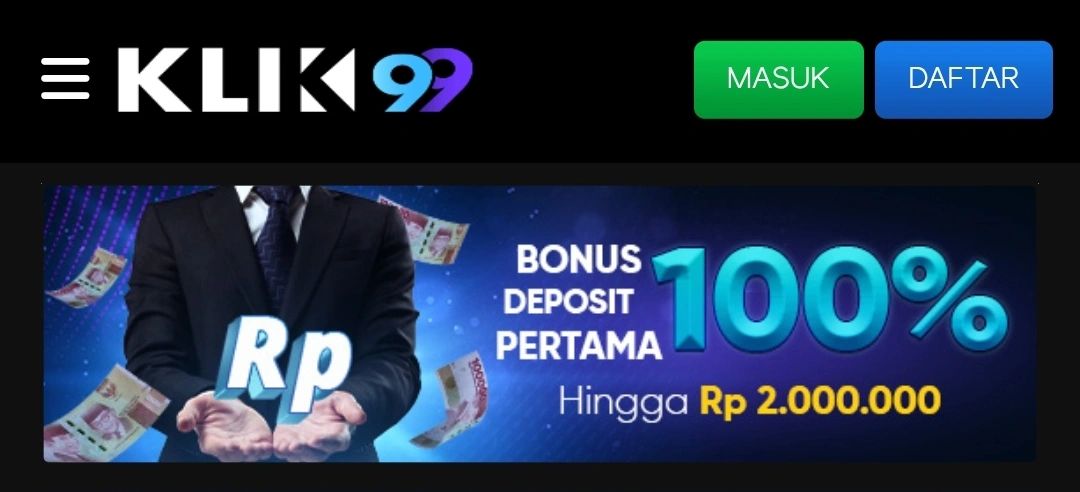 Banner Portal Navigasi Resmi KLIK99 Jalur Akses Aman 2026