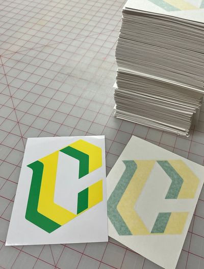 Custom printed weatherproof transfer decals