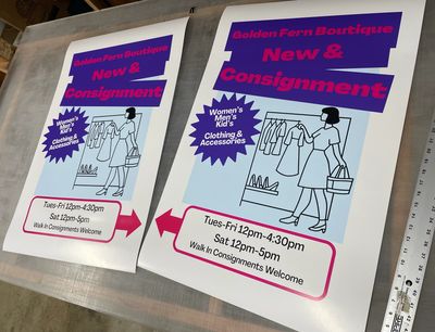 Large format posters