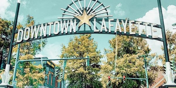Downtown Lafayette Sign