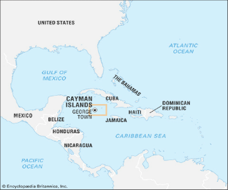Cayman Island map