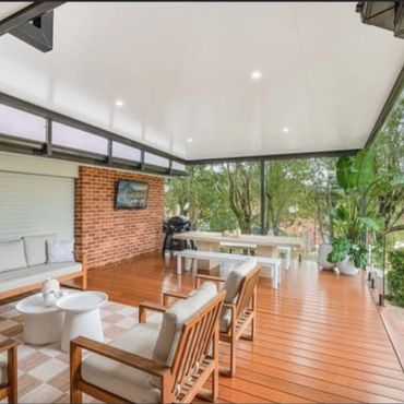 Project - Pergola and deck upgrade completed for our Valentine clients. 138mm spotted gum supplied b