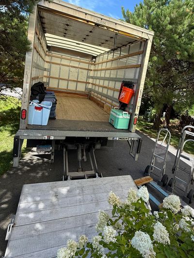 An empty truck ready to be professionally loaded by Portland Maine Movers during a labor-only move.