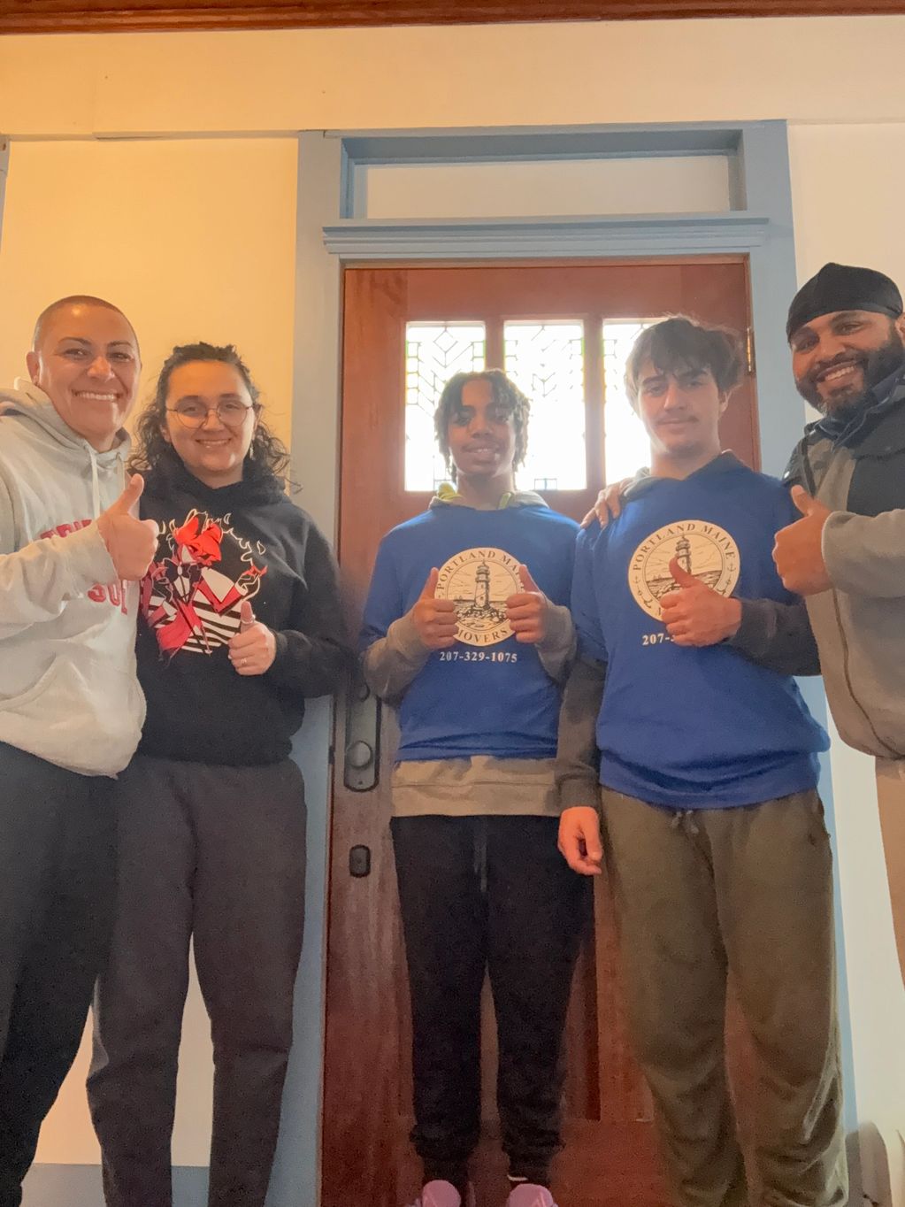 Portland Maine apartment to home move by Portland Maine Movers.