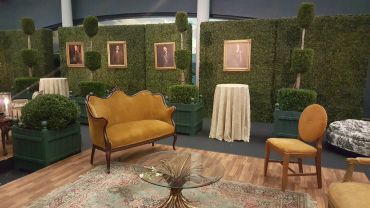 Backdrop Hedge Wall Rental for Private Event at the New York Museum of Natural History