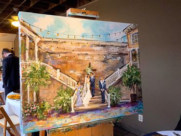 Live wedding painting reception
Louisiana
Mississippi
Wedding Artist
Plein air Ceremony