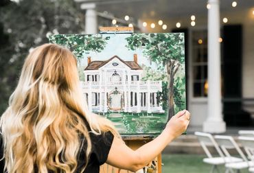 Live wedding painting
Louisiana
Mississippi
Wedding Artist
Plein air