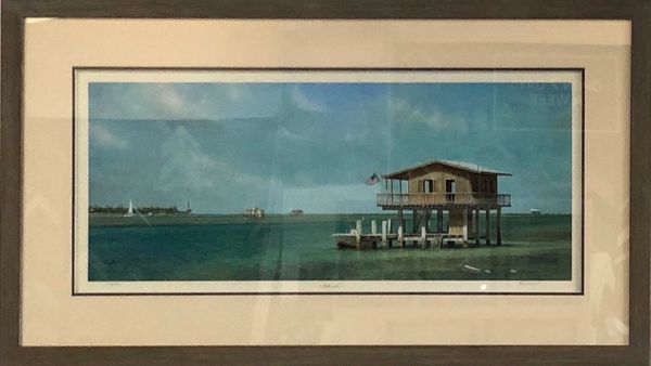 Framed Limited Edition Tripp Harrison Lithograph