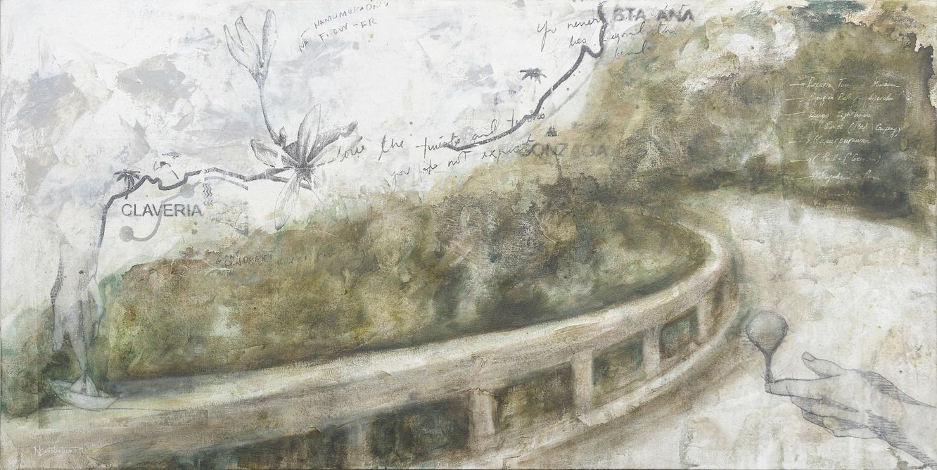 Ninel Constantino
"Bend"
Acrylic on Canvas
24in x 48in or 61cm x 122cm
2014