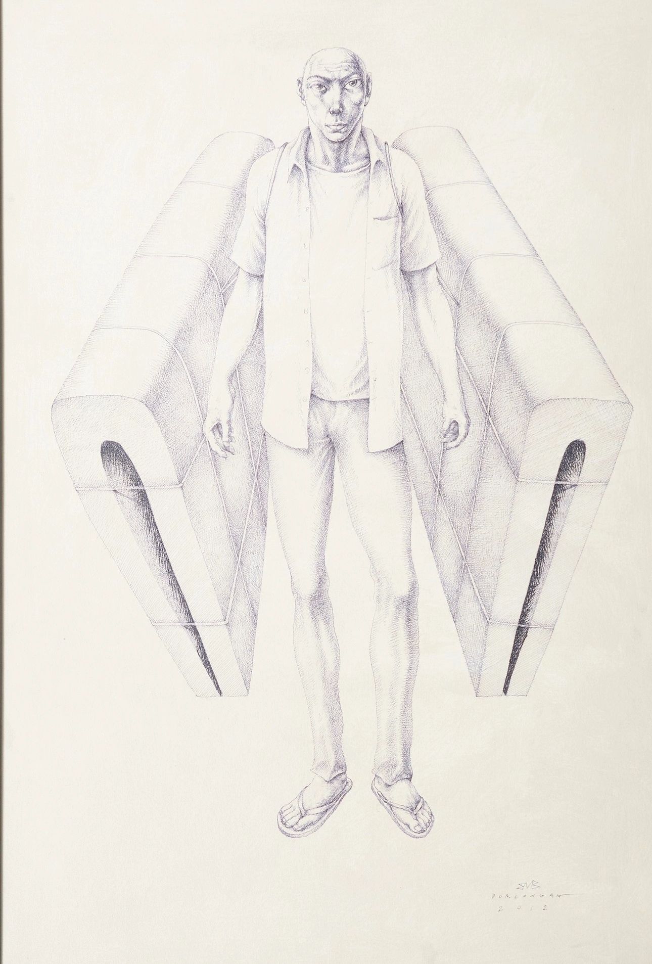 Elmer Borlongan
40 1/2in x 27 1/2in or 103cm x 70cm
2012