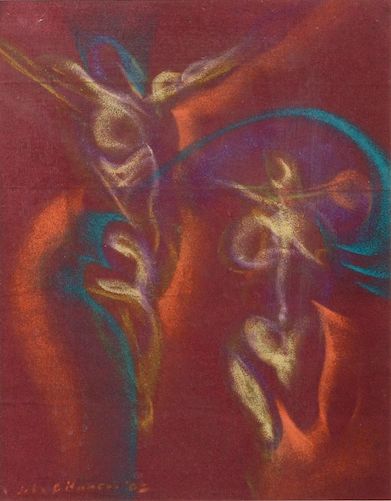 Jeho Bitancor
Pastel on Felt Paper
13 1/8in x 10 1/8in or 33.40cm x 26cm
2002
