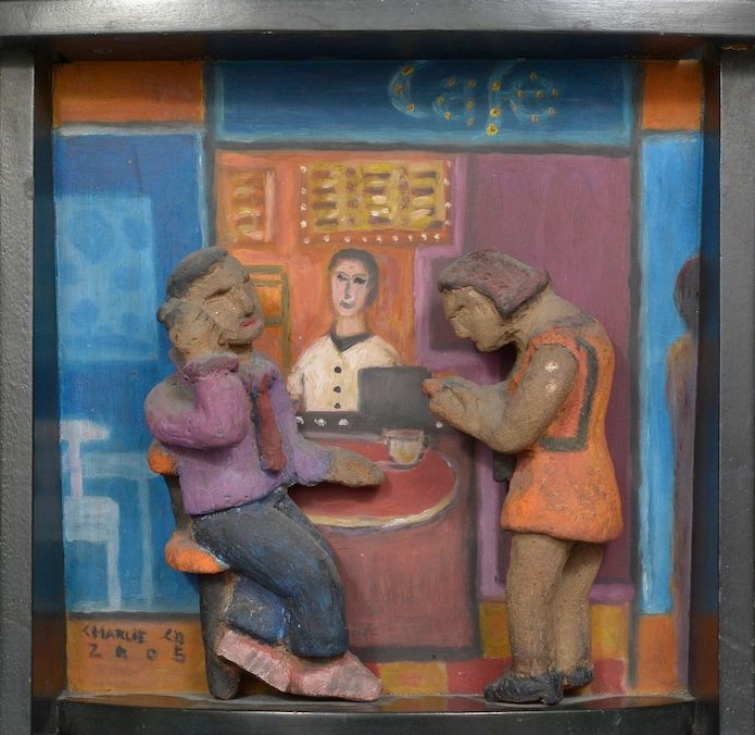 Charlie Ko
Mixed Media
14 1/8in x 17in x 3 1/4in or 36cm x 43.20cm x 8cm
2005