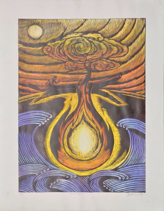 Leonilo "Neil" Doloricon
"Santilmo (2/30)"
Print
28.54in x 22.24in or 72.50cm x 56.50cm
2004