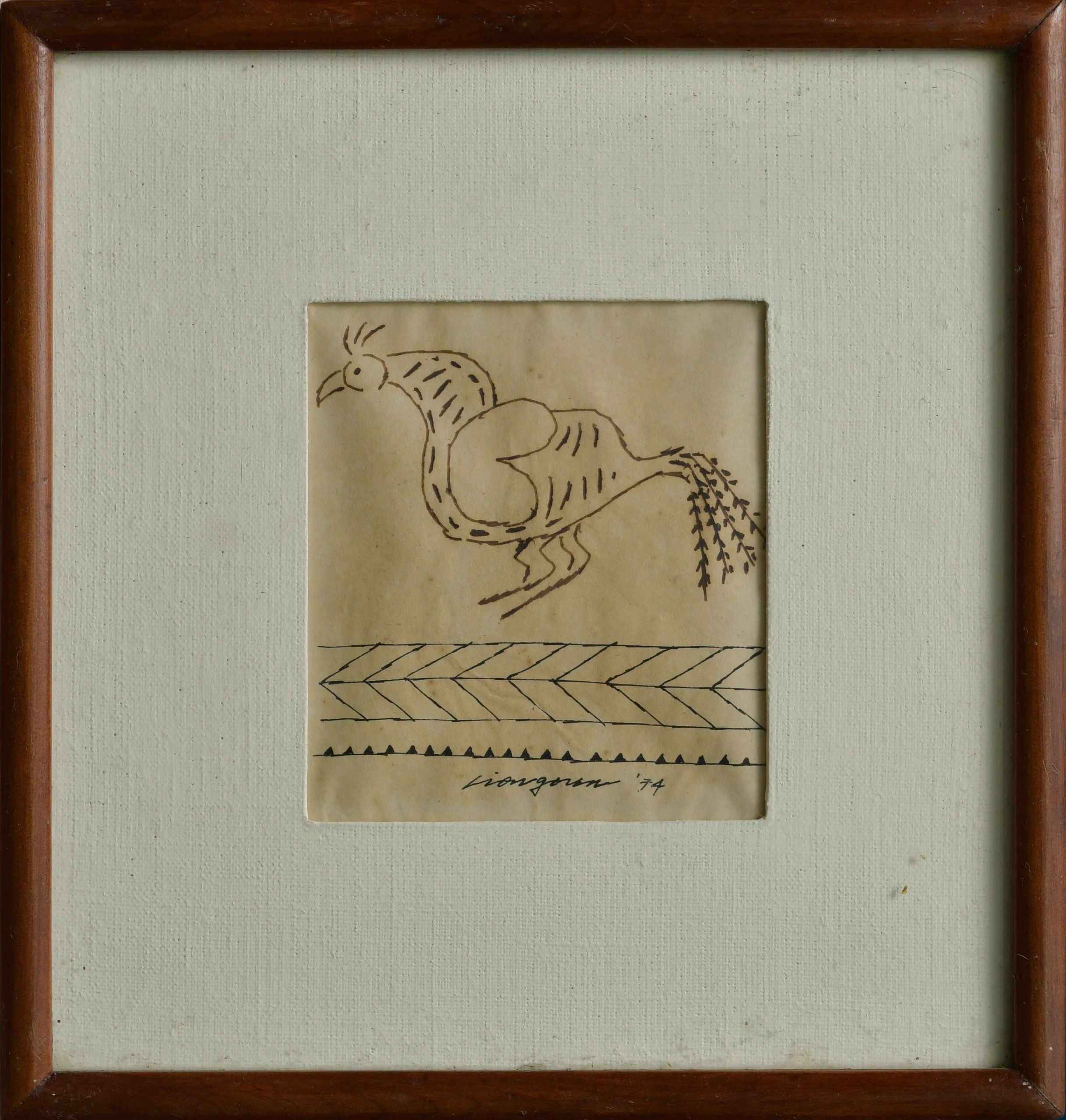 Alfredo "Fred" A. Liongoren
Pen and Ink on Paper
10cm x 9cm
1974