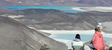Laguna Verde desde el Balcón del Pissis