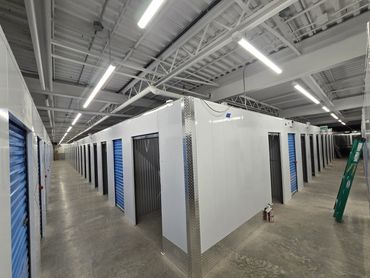 Commercial electrical rough-in for a Metro-Vancouver tenant improvement, and PTI for self storage