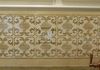 Electrical wall plates were painted to blend in with the pattern of the tiles.