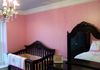Damask all over stencil in nursery