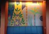 Tropical mural in a Phildelphia restaurant