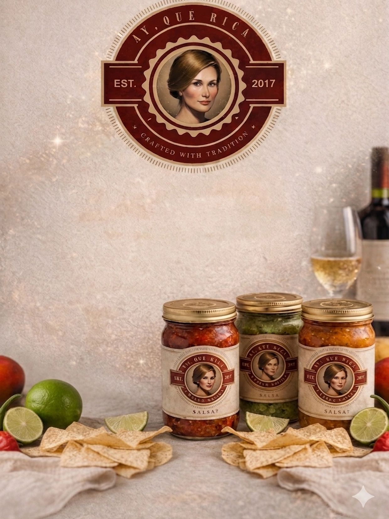 Gourmet salsas
Smoky Red
Green
Habanero-Mango