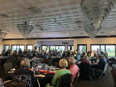 Guests enjoying the 2024
Dueling Pianos fundraiser
