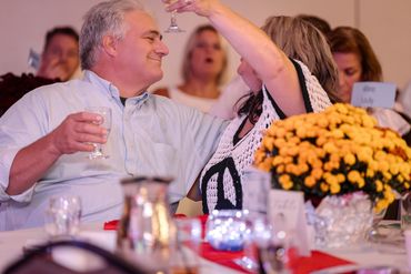 Guests enjoying the 2025 Dueling Pianos fundraiser