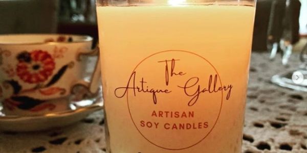 Artique Gallery Market, fair trade, vintage, artisan goods, specializing in Montour Lane candles