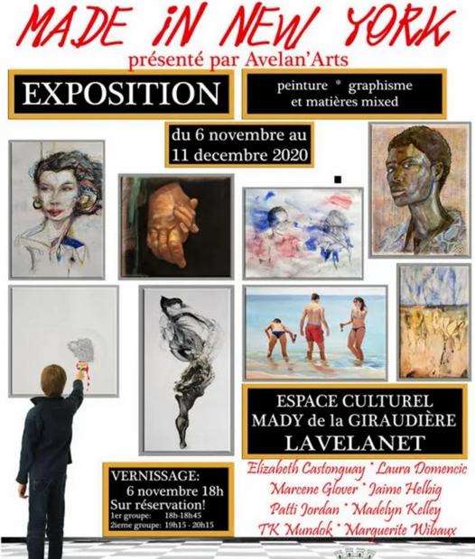 New York City fine arts, art exhibit in Lavelanet France and Johnstown PA ArtHouse6 art gallery