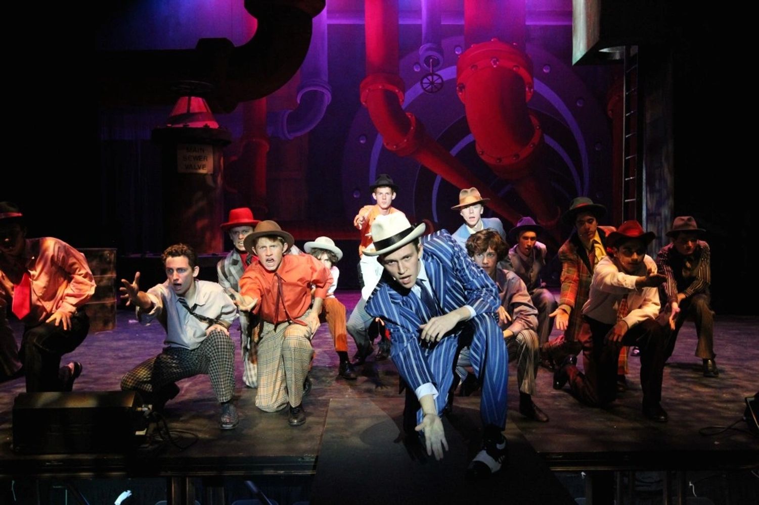 Laguna Beach High School Drama Park Avenue Players Guys and Dolls Roark Gourley Performing Arts