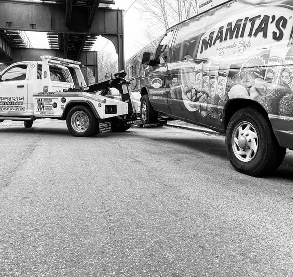 Providing Towing Services for one of our Fleet Customers.