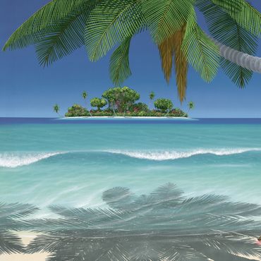 Beach Music - Dan Mackin's Tropical Paintings of Paradise - Lithograph 24"x32"