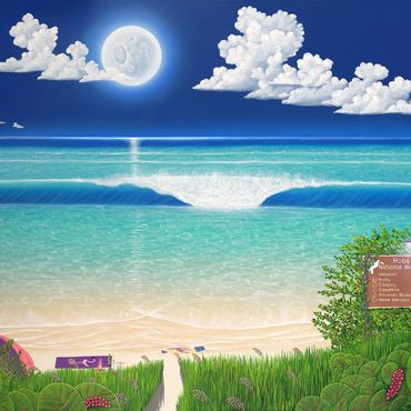 Bending The Rules - Dan Mackin's Tropical Paintings of Paradise - Lithograph 19"x26"