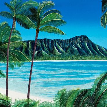 Diamond Head - Dan Mackin's Tropical Paintings of Paradise - Serigraph