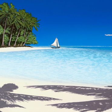 Marooned - Dan Mackin's Tropical Paintings of Paradise - Serigraph