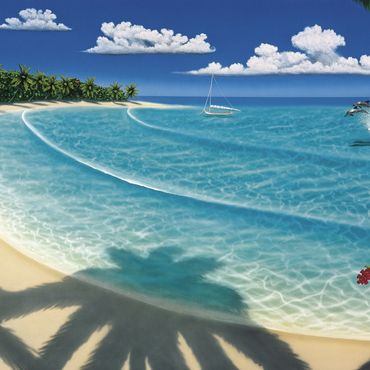 On Holiday - Dan Mackin's Tropical Paintings of Paradise - Lithograph 20"x28"