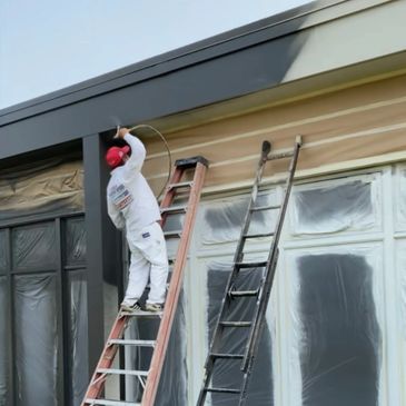 Exterior House  Painter Near Me, residential painting, Painting contractor near me)