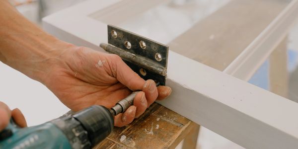 Joinery work involved in hanging a door