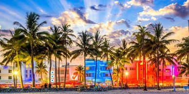 ATC Buses Miami Beach. Charter Bus Rental Company in Ocean Drive and South Beach in Florida